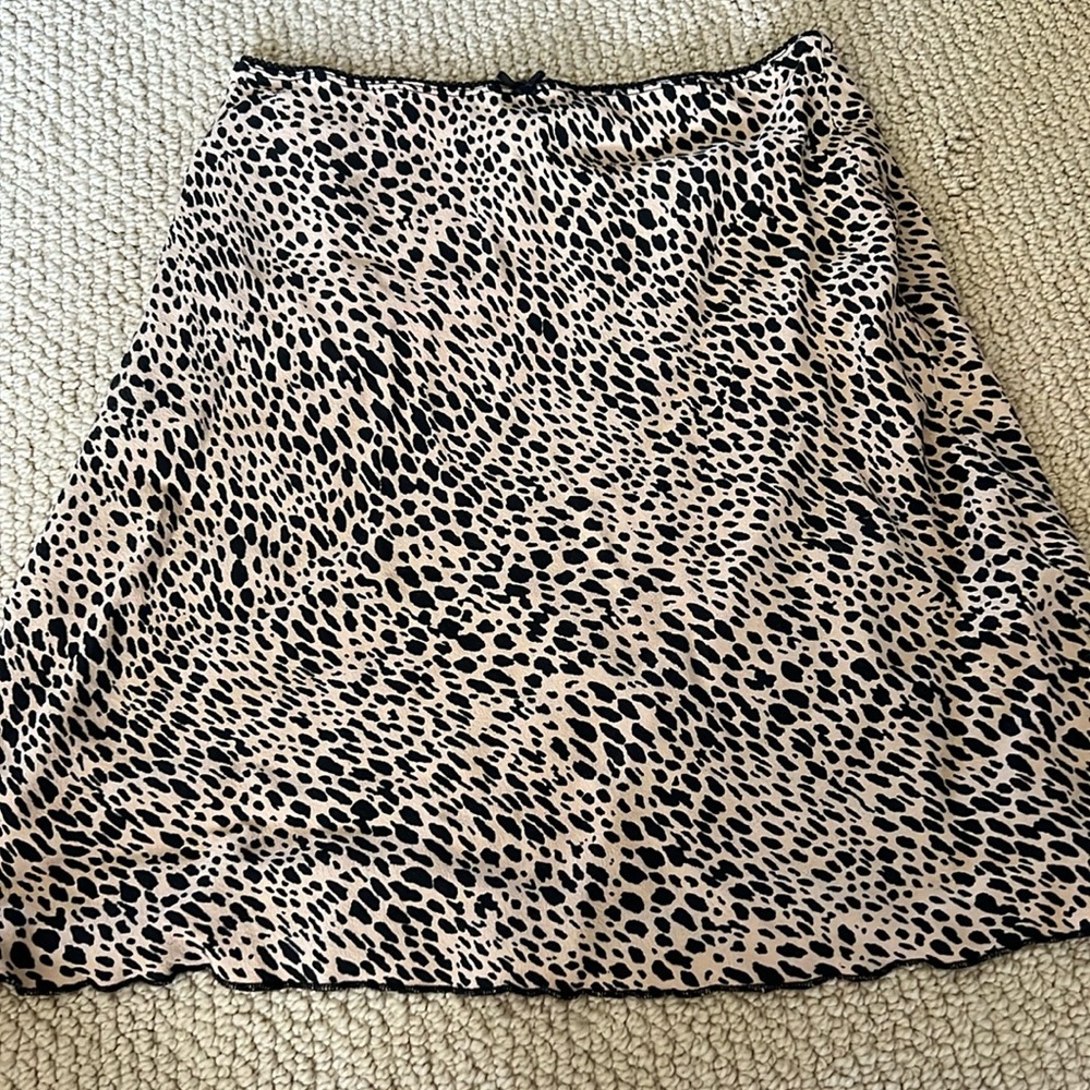 cheetah print brandy melville skirt